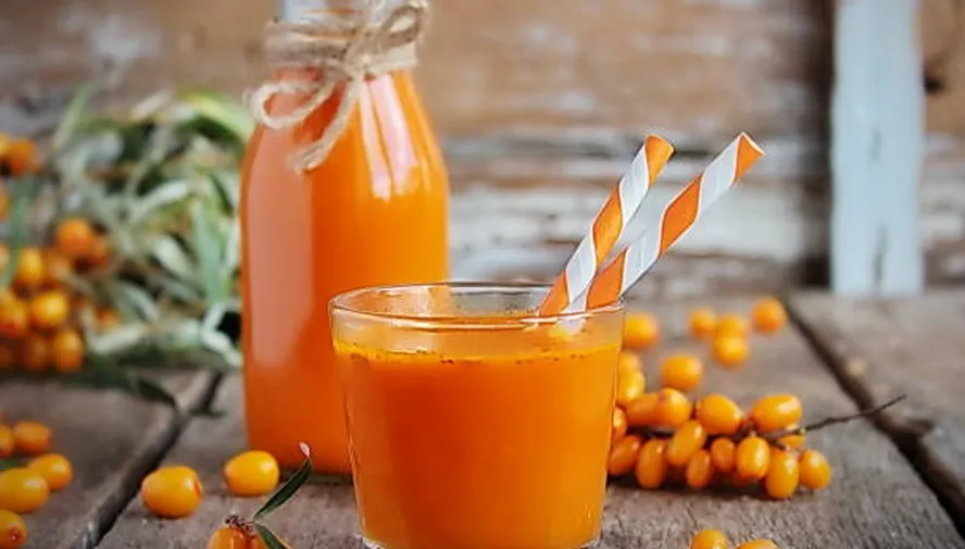 Sea buckthorn berry water vitamin drink